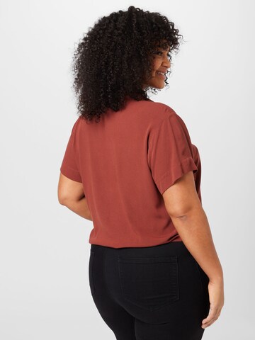 ABOUT YOU Curvy Blouse 'Cornelia' in Brown