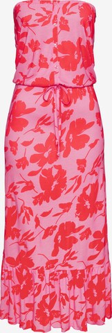 LASCANA Καλοκαιρινό φόρεμα σε ροζ: μπροστά