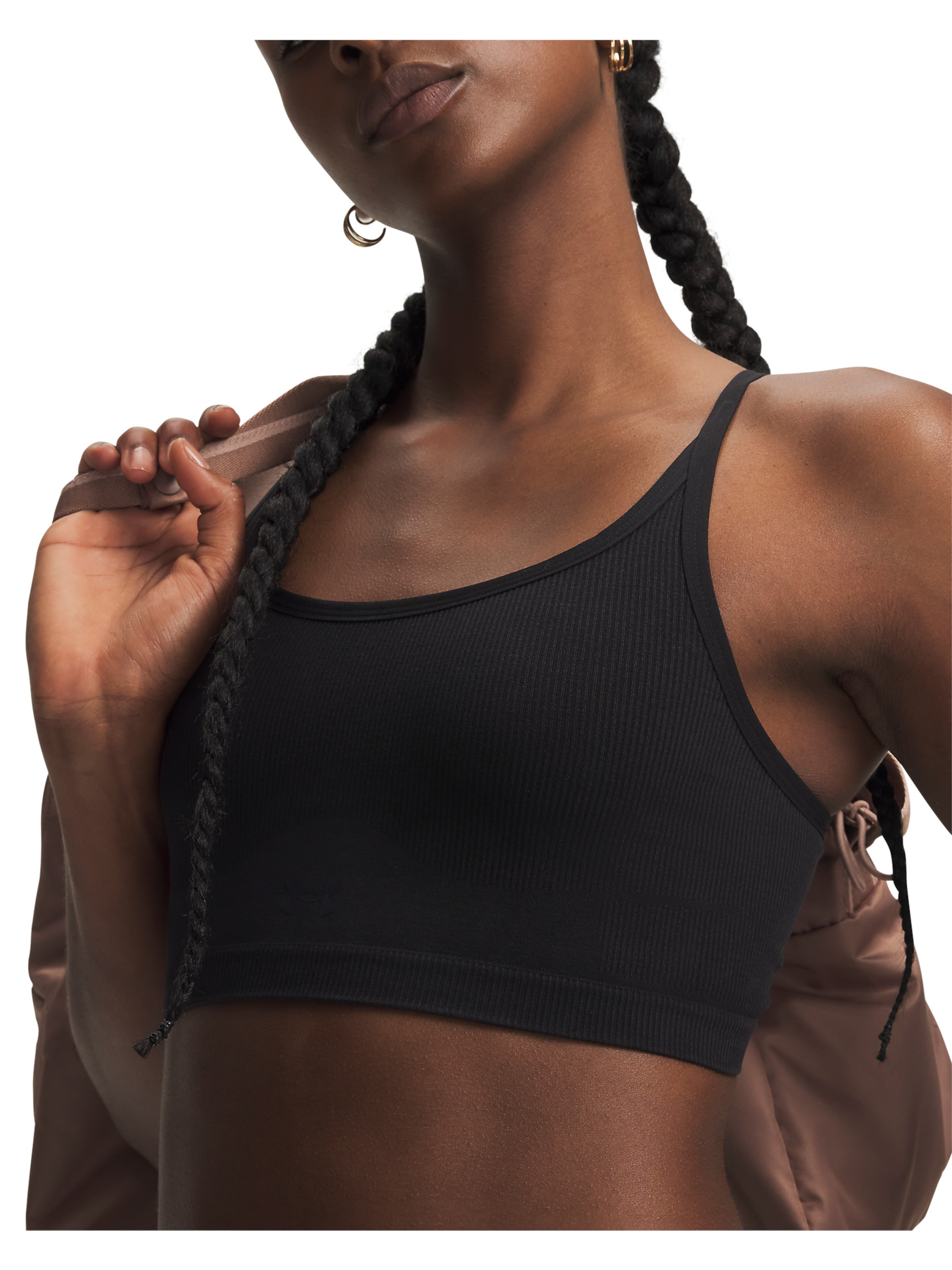 UNDER ARMOUR Bustier Sport bh in Zwart