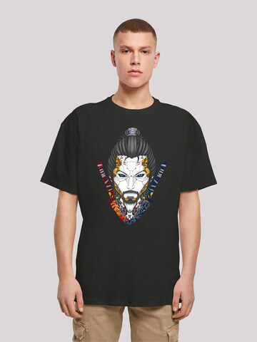 T-Shirt 'Cyberpunk Samurai CYBERPUNK STYLES' F4NT4STIC en noir : devant