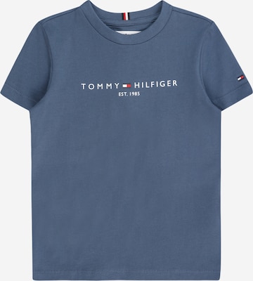 T-Shirt 'ESSENTIAL' TOMMY HILFIGER en bleu : devant