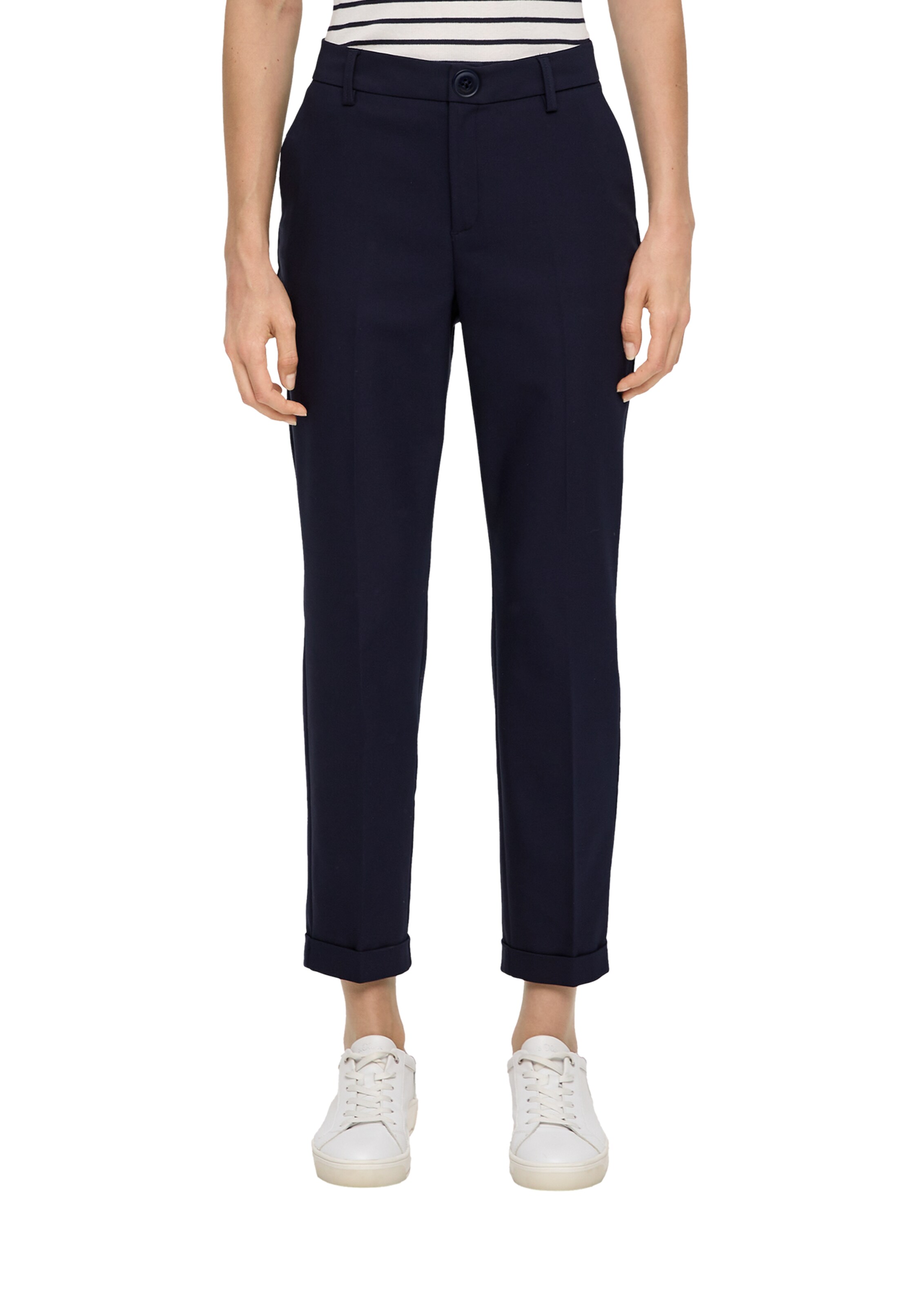 s.Oliver Zúžený strih Nohavice - Modrá: predná strana