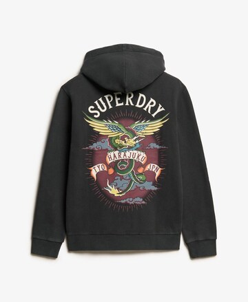 Superdry Sweatshirt 'Tattoo' in Schwarz