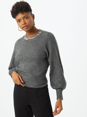 Pull-over 'ONLElsa' ONLY en gris : devant