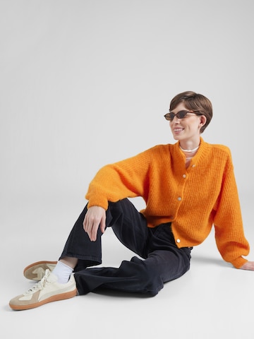 AMERICAN VINTAGE - Cárdigan 'EAST' en naranja