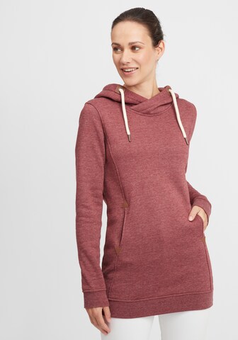 Oxmo Hoodie 'Vicky Hood-Long' in Rot: predná strana