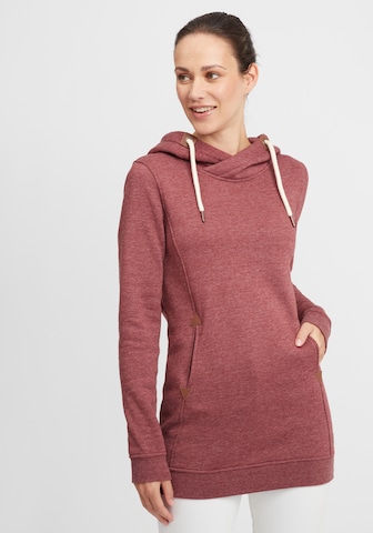 Oxmo Sweatshirt 'Vicky Hood-Long' in Red: front