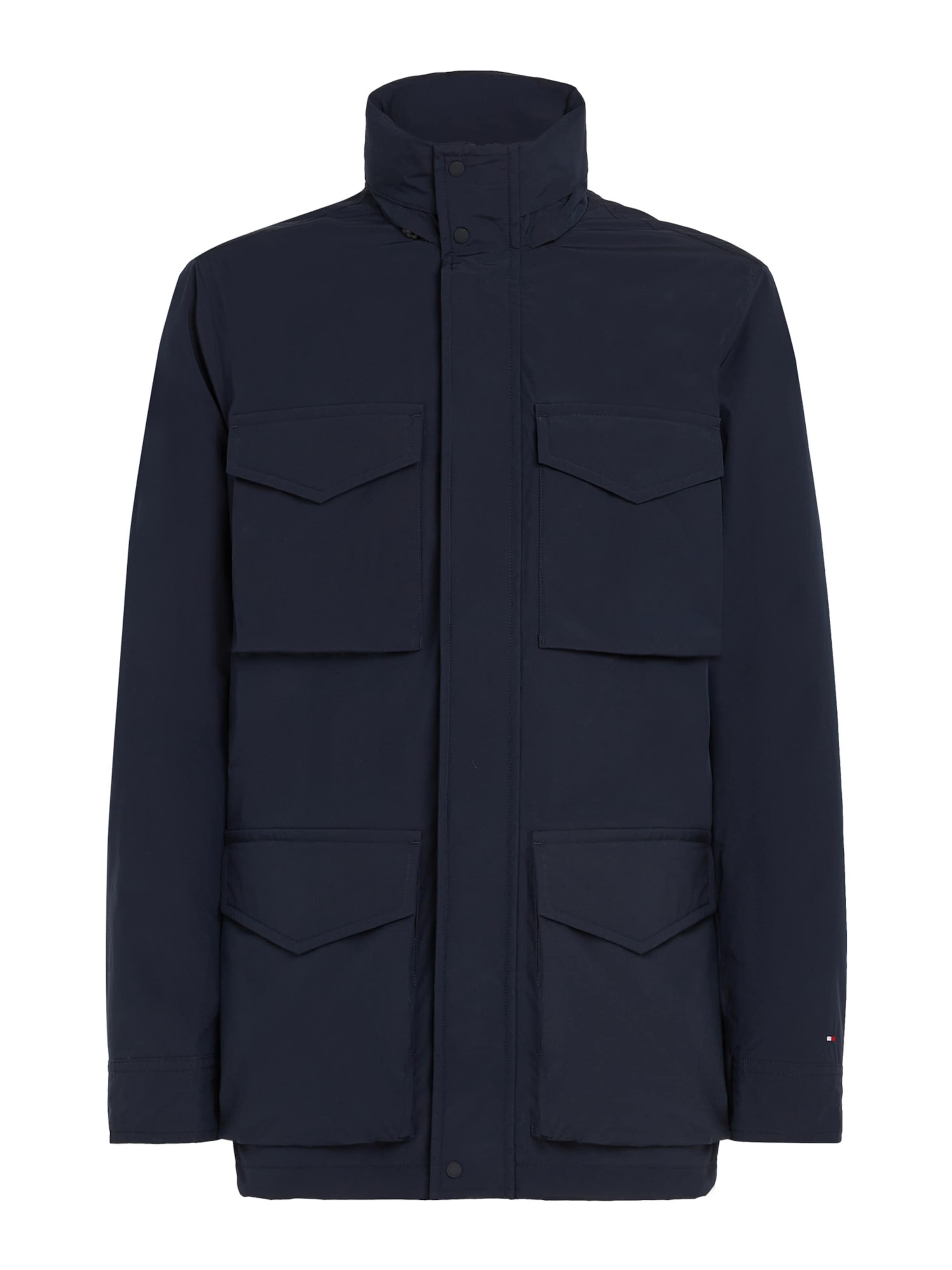 zils TOMMY HILFIGER Starpsezonu jaka: no priekšpuses