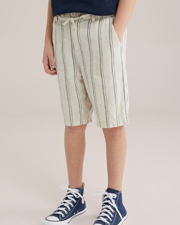 WE Fashion Loosefit Shorts in Beige: Vorderseite