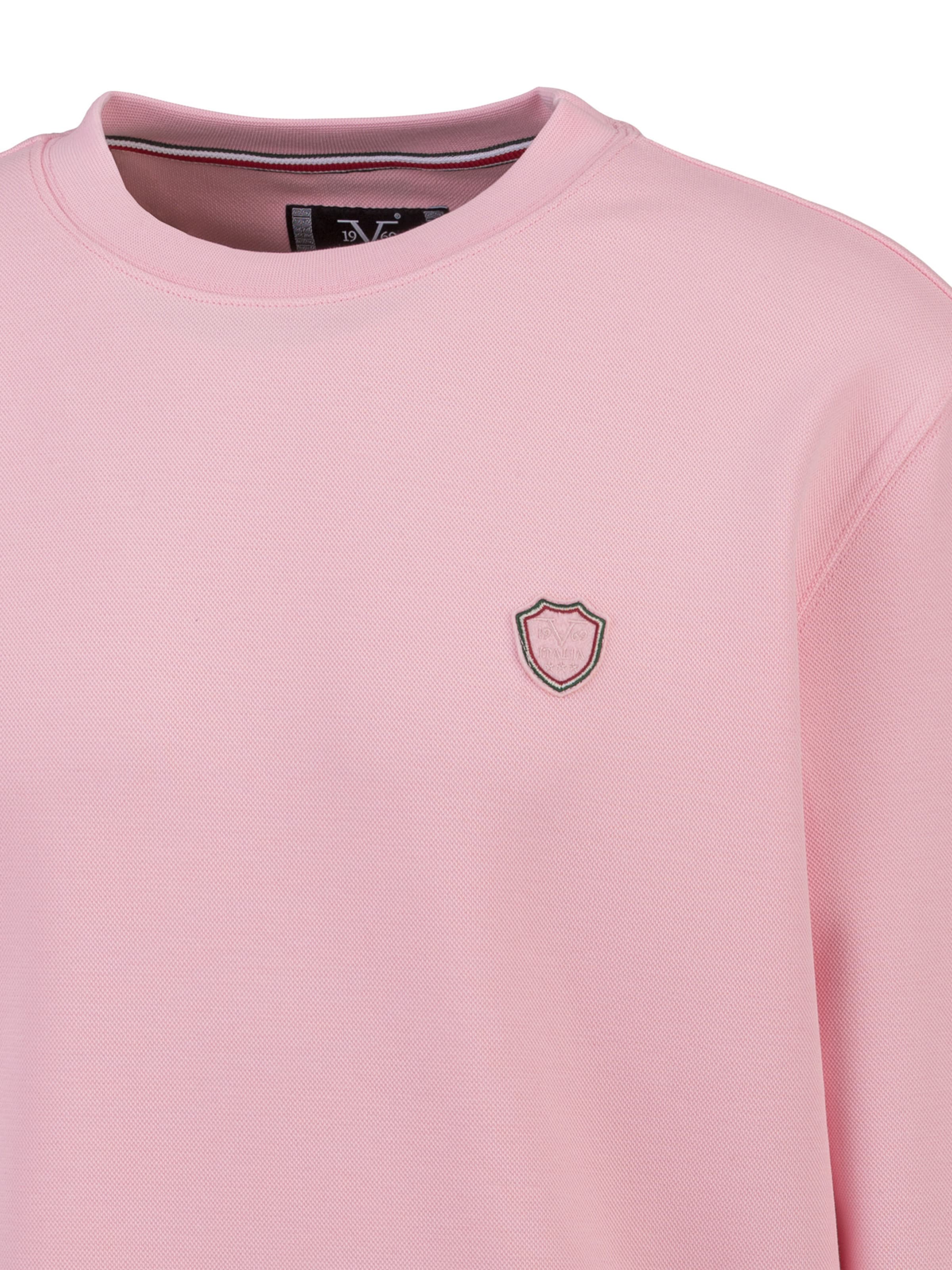 19V69 ITALIA Μπλούζα φούτερ 'Nico' σε ροζ