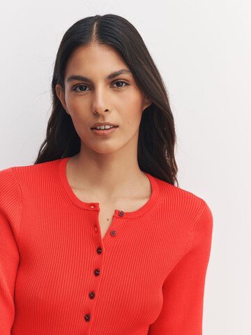 Next Gebreid vest in Rood