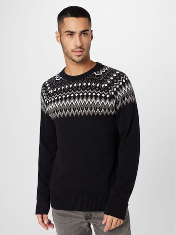 GAP Trui 'FAIR ISLE' in Zwart: voorkant