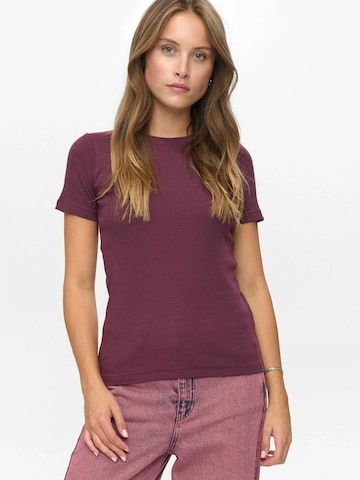 Maglietta 'NURILEY' di NÜMPH in rosso: frontale