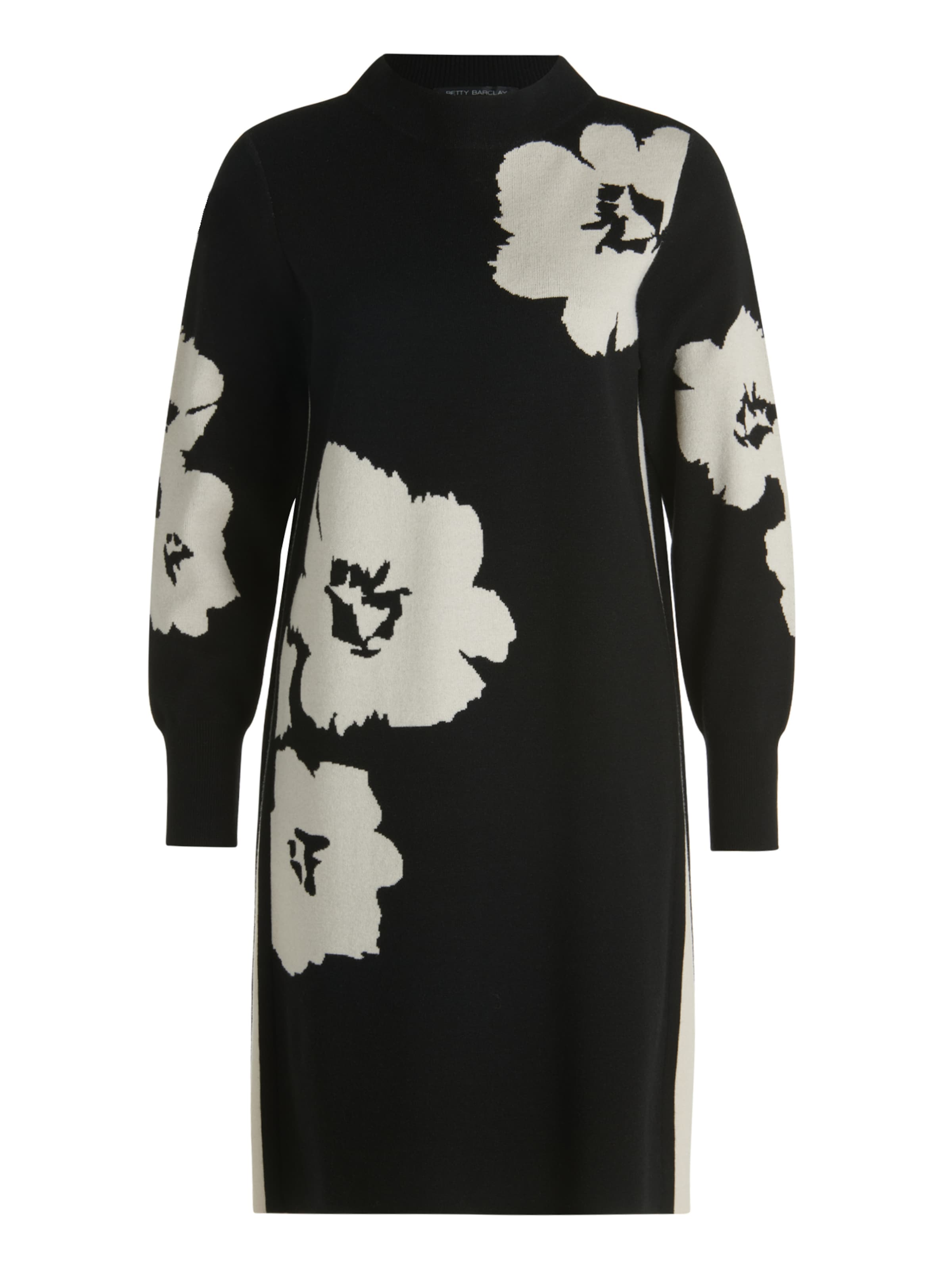 Betty Barclay Gebreide jurk in Zwart: voorkant