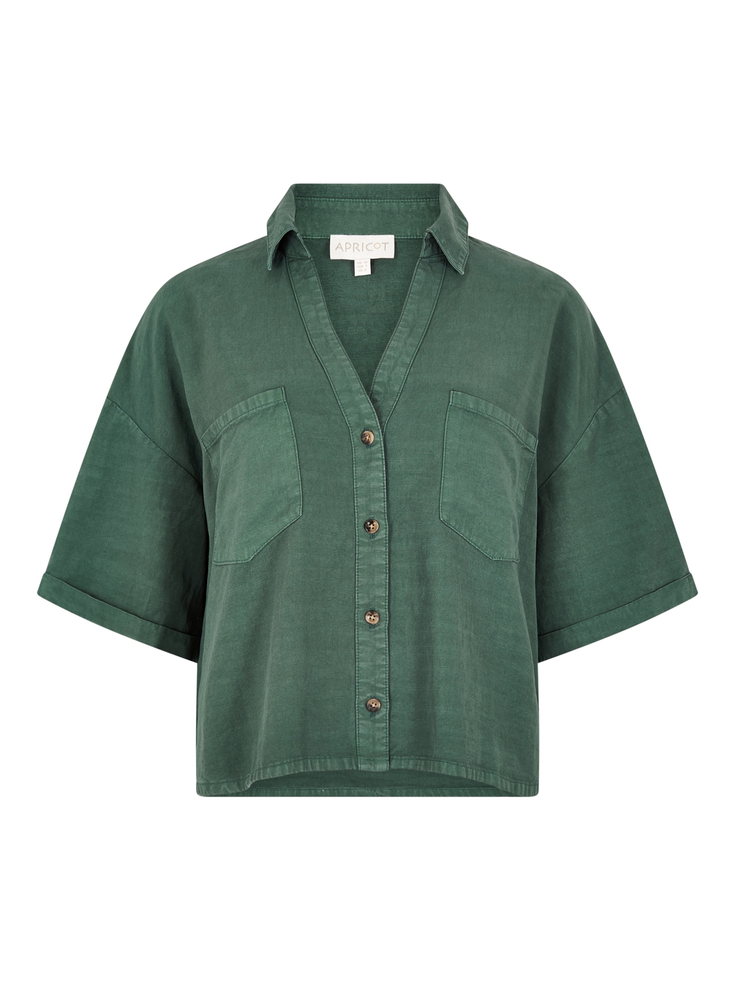 Chemisier Apricot en vert : devant