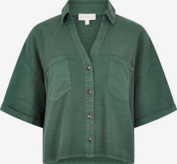 Apricot Blouse in Green: front