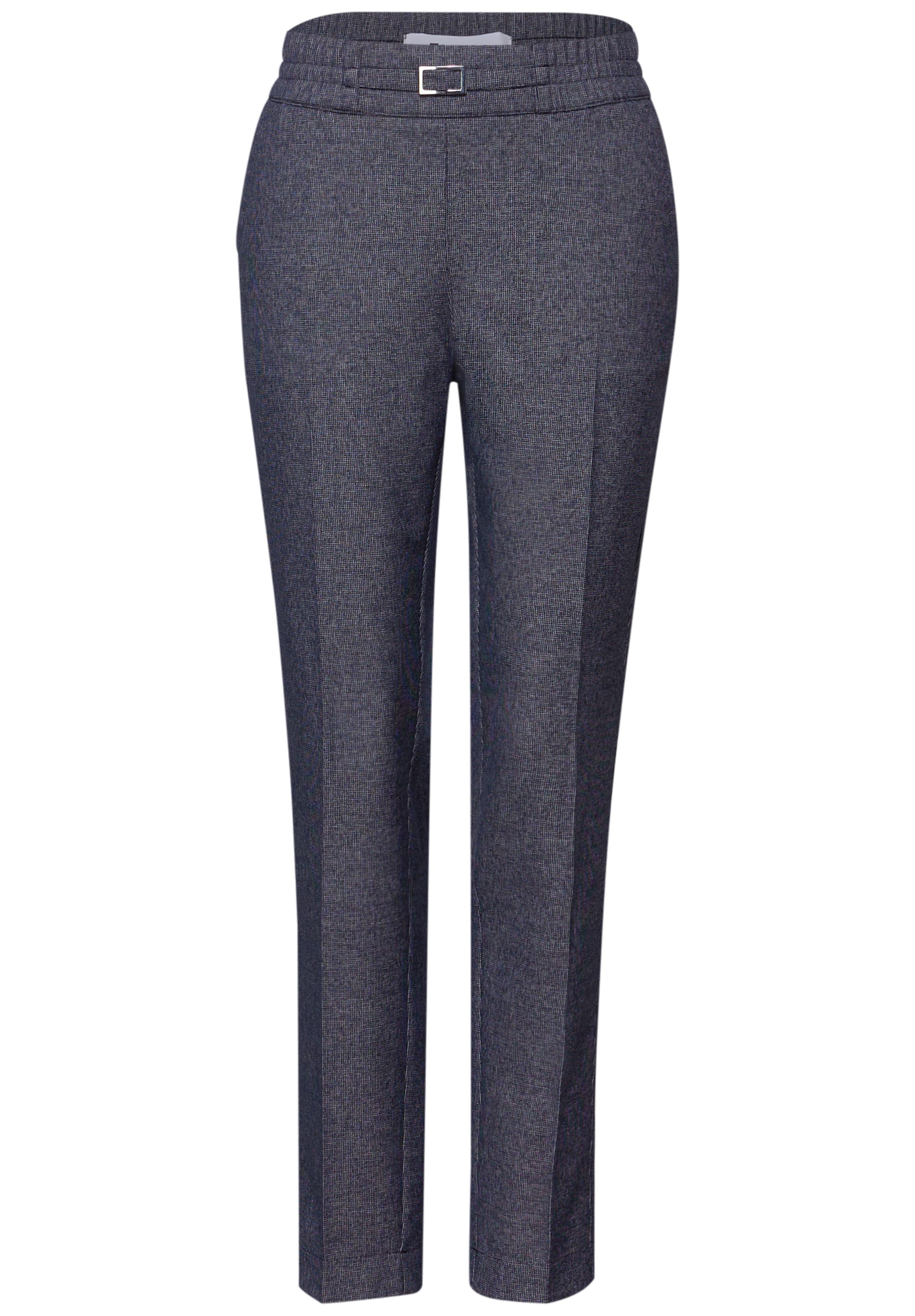 STREET ONE Regular Pants in Blue: front