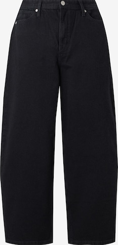 JACK & JONES Barrel Jeans 'JJIJOEY JJCREW' in Black: front