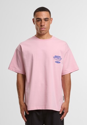 Another Cotton Lab Shirt 'Bagel Society' in Roze