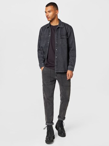 Fit confort Veste mi-saison Marc O'Polo DENIM en noir