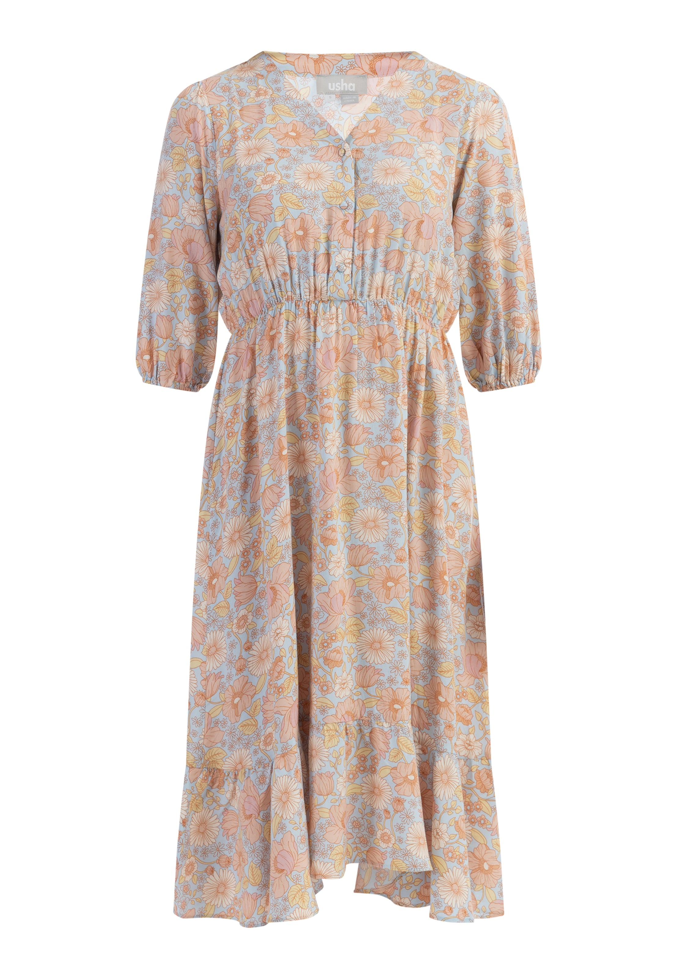 Usha Sukienka w kolorze niebieski: przód