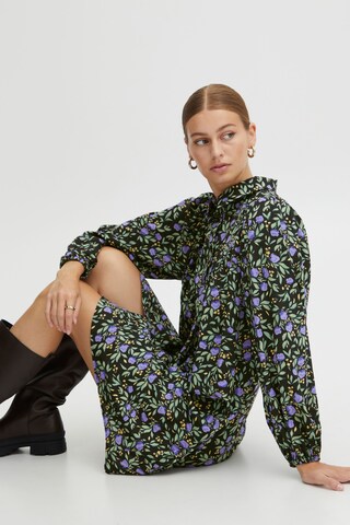 Robe-chemise 'Liv' ICHI en mélange de couleurs