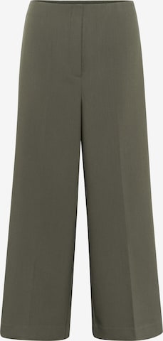 SOAKED IN LUXURY Hose 'Corinne' in Grün: Vorderseite