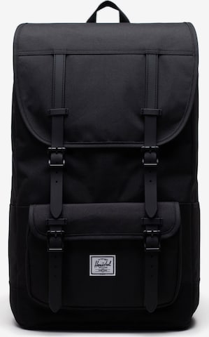 Herschel Backpack 'Little America' in Black: front