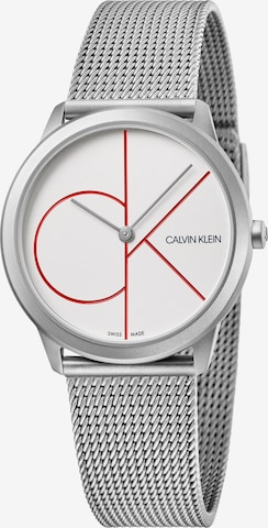 Calvin Klein Armbanduhr in Silber: predná strana