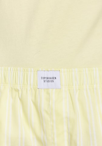 Copenhagen Studios - Calças de pijama em amarelo