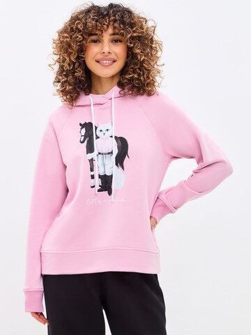 CAT by Maniita Lacitta Sweatshirt in Roze: voorkant