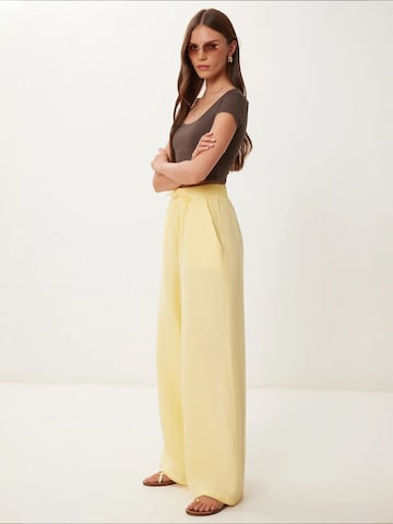 Wide Leg Pantalon 'Hose' Happiness İstanbul en jaune