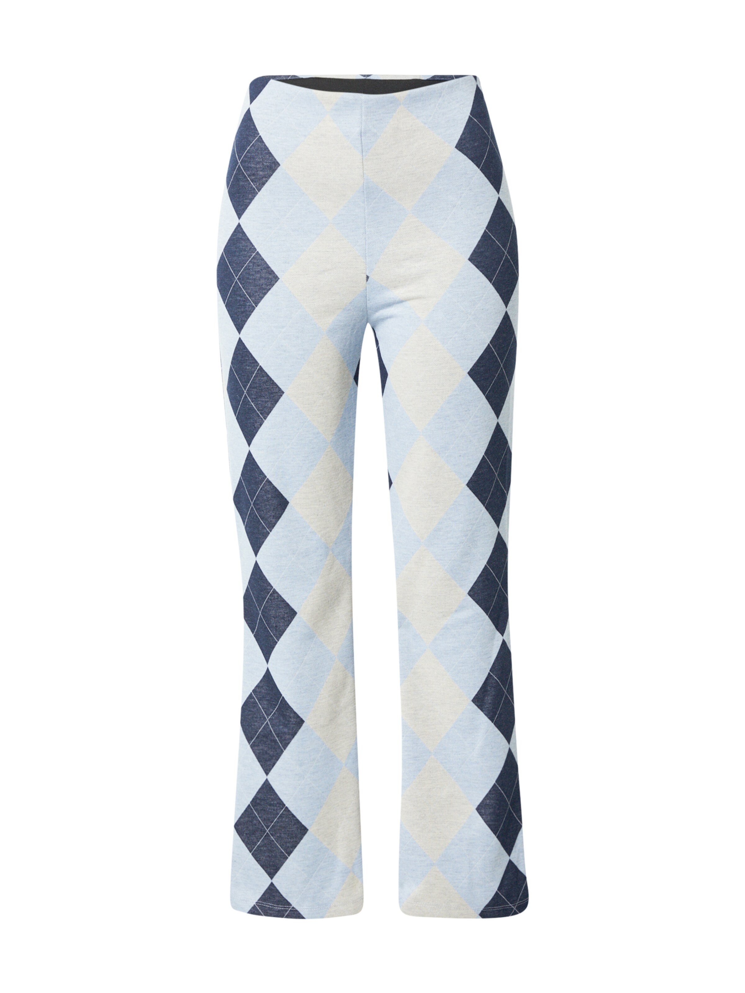 évasé Pantalon Monki en bleu : devant