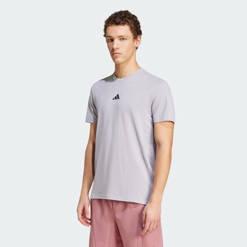 T-Shirt fonctionnel ADIDAS PERFORMANCE en gris : devant