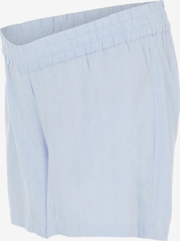 MAMALICIOUS Regular Pants 'Ava' in Blue: front