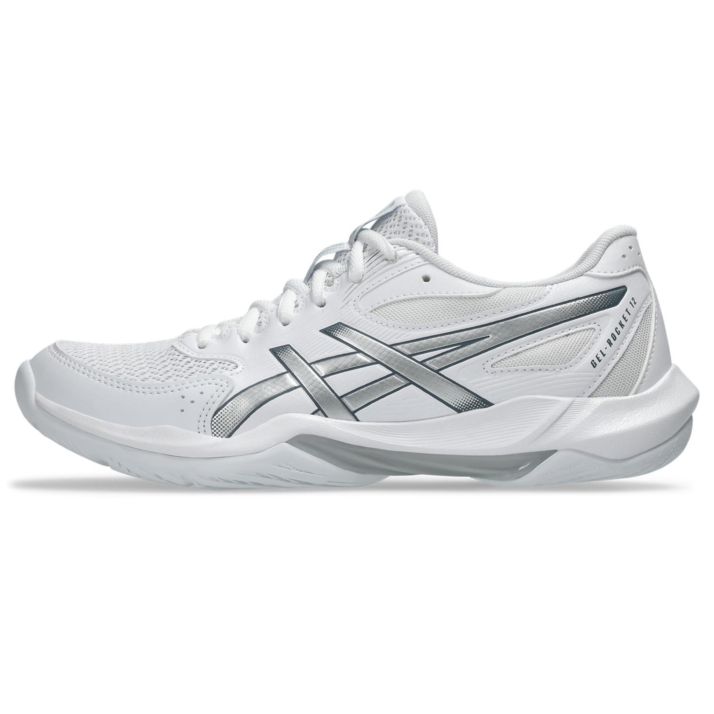 ASICS Athletic Shoes 'Gel-Rocket 12' in White: front