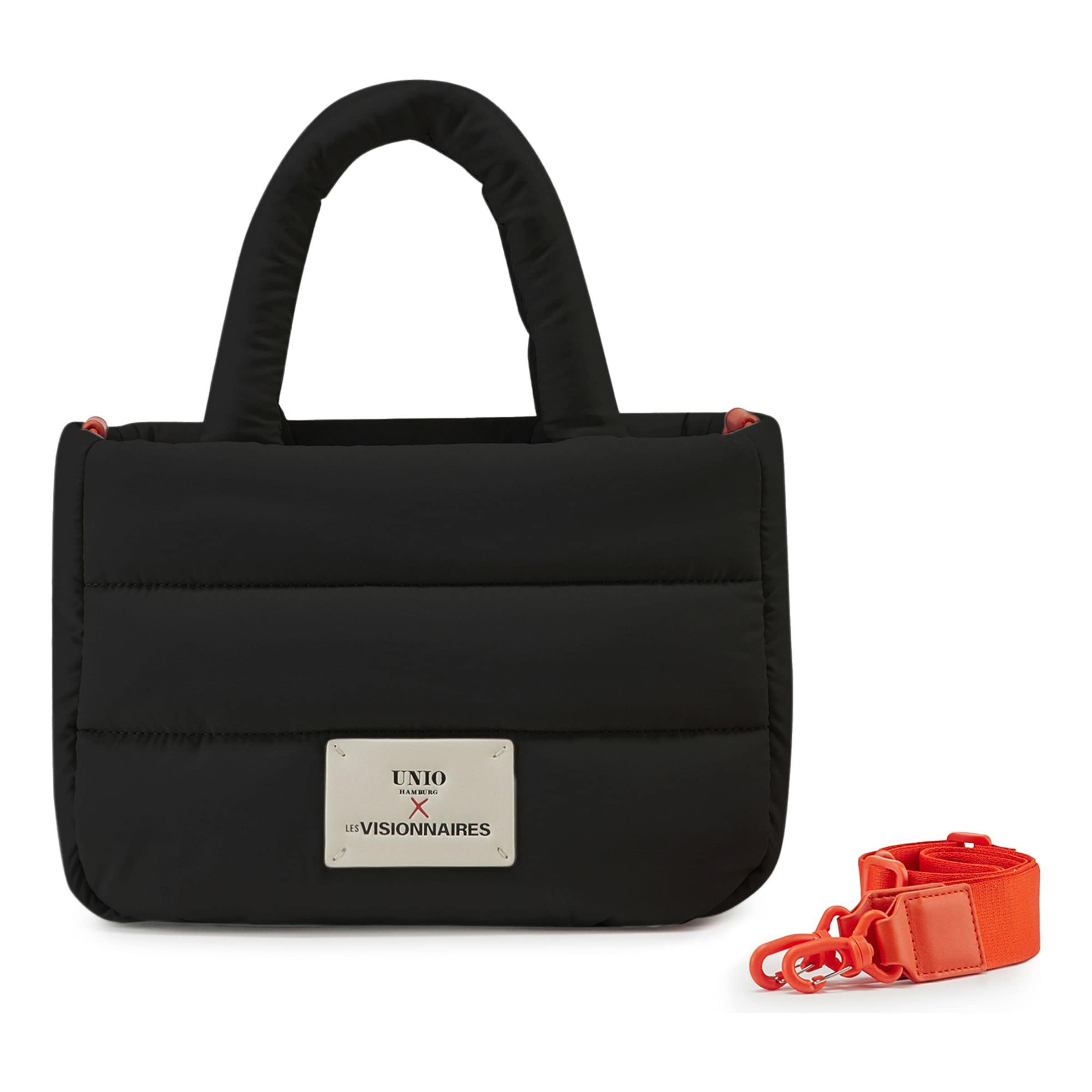 Les Visionnaires Handbag 'Unio' in Black: front