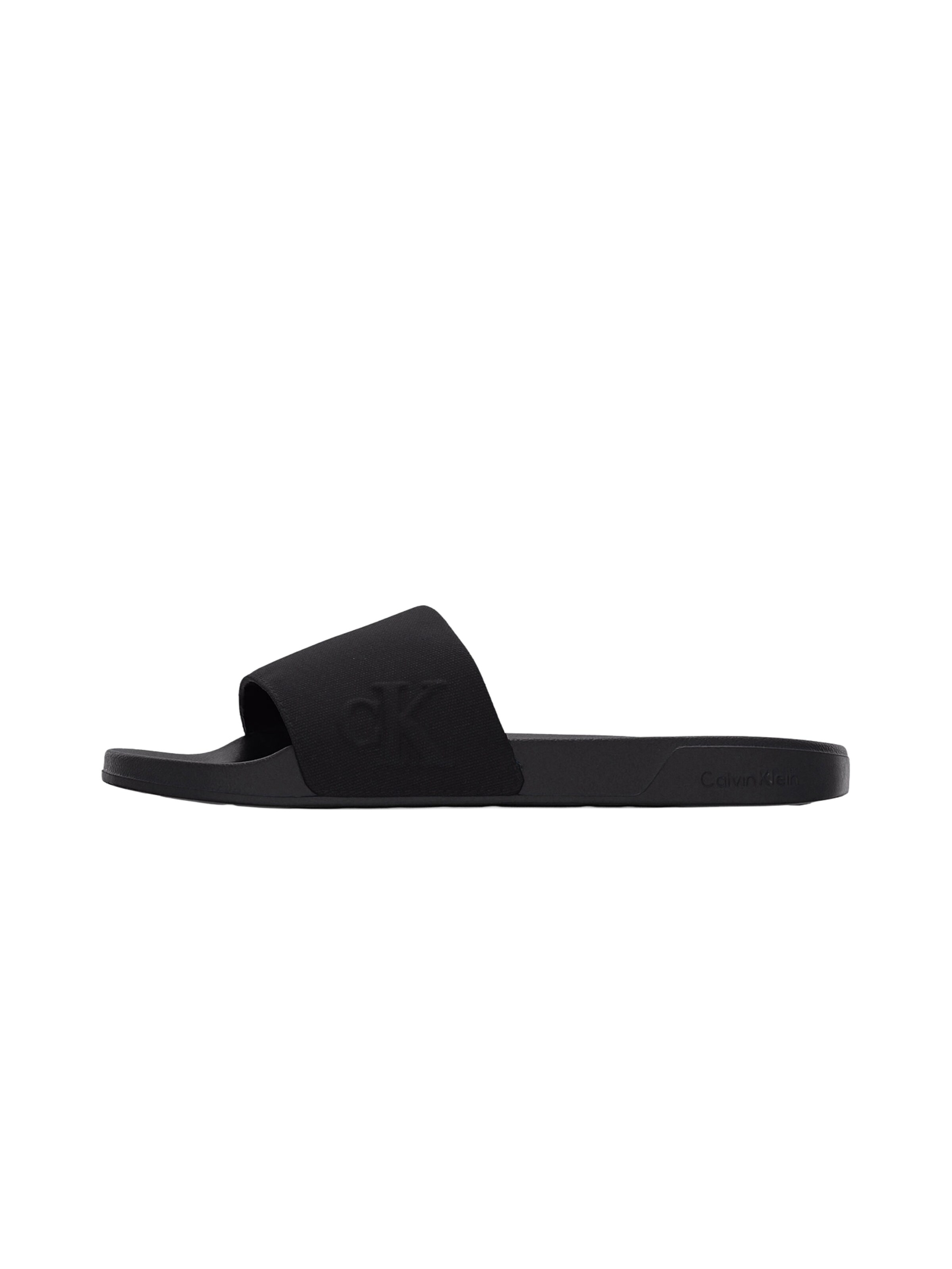 Calvin Klein Pantoletter 'ESS' i sort: forside