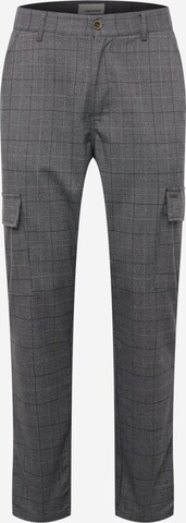 BLEND Regular Cargo trousers in Grey: front