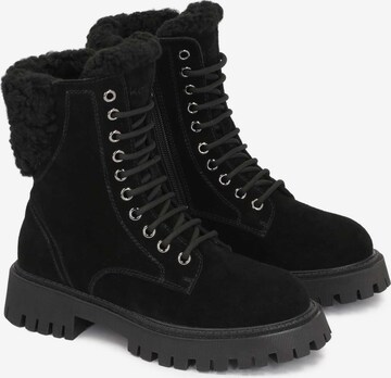 Kazar - Botines con cordones en negro