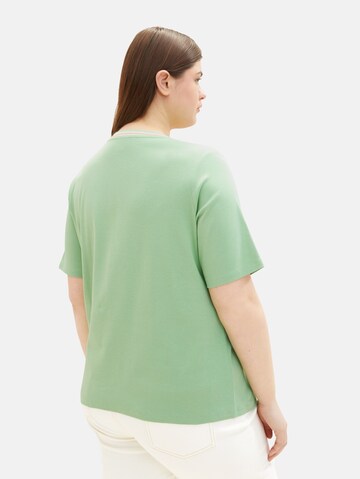 T-shirt Tom Tailor Women + en vert