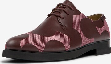 CAMPER Lace-Up Shoes 'Iman' in Pink: front