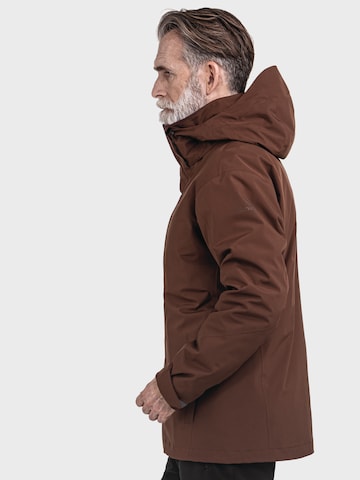 Schöffel Outdoorjas 'Tamina' in Bruin
