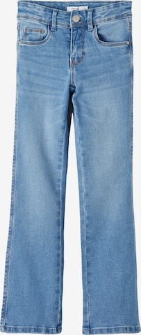 NAME IT Bootcut Jeans 'Polly' in Blauw: voorkant