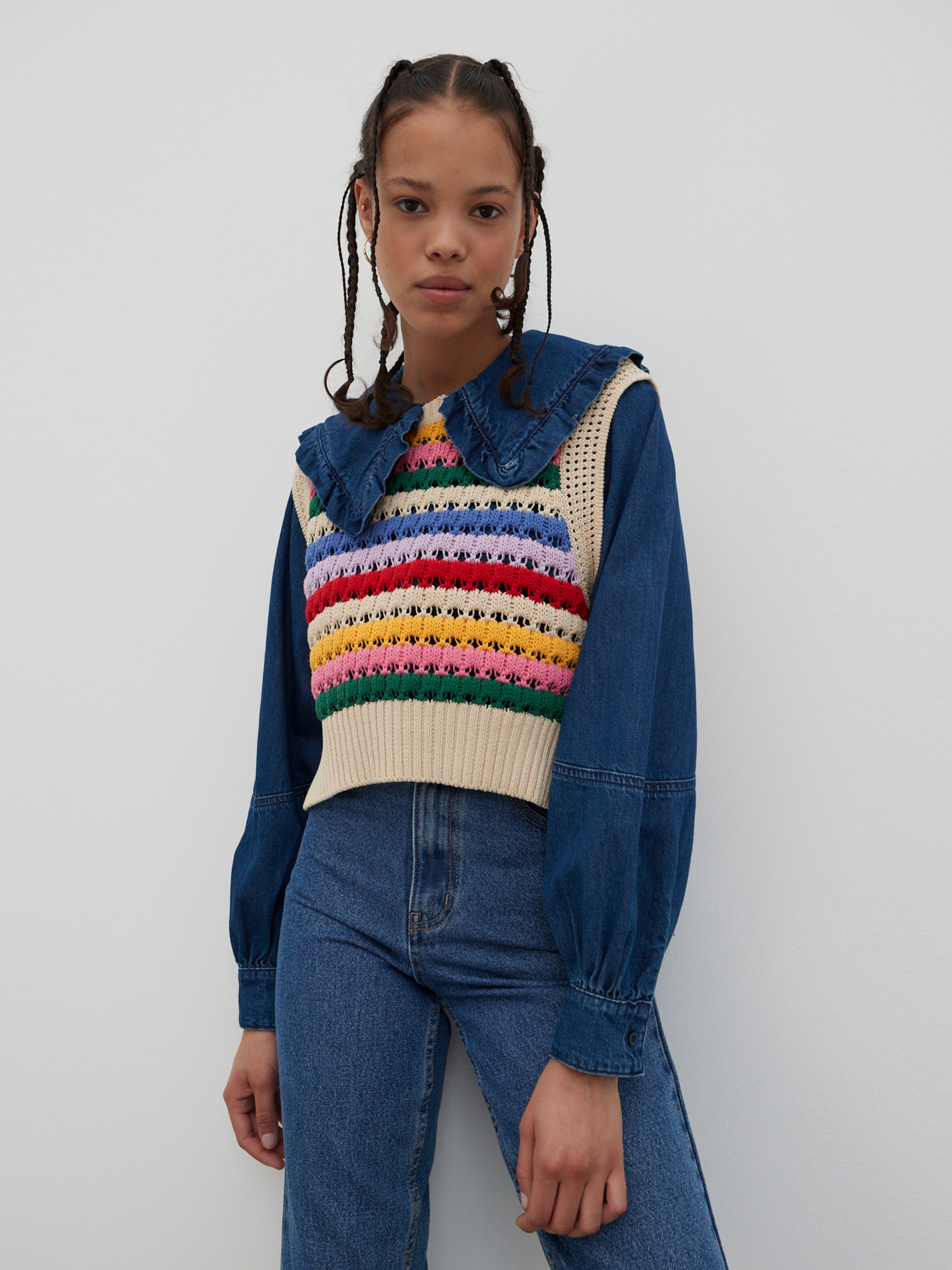 EDITED Producten Blouse 'Paz' Donkerblauw