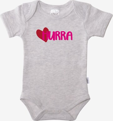 LILIPUT Romper/Bodysuit 'BORN IN 2022' in Grey