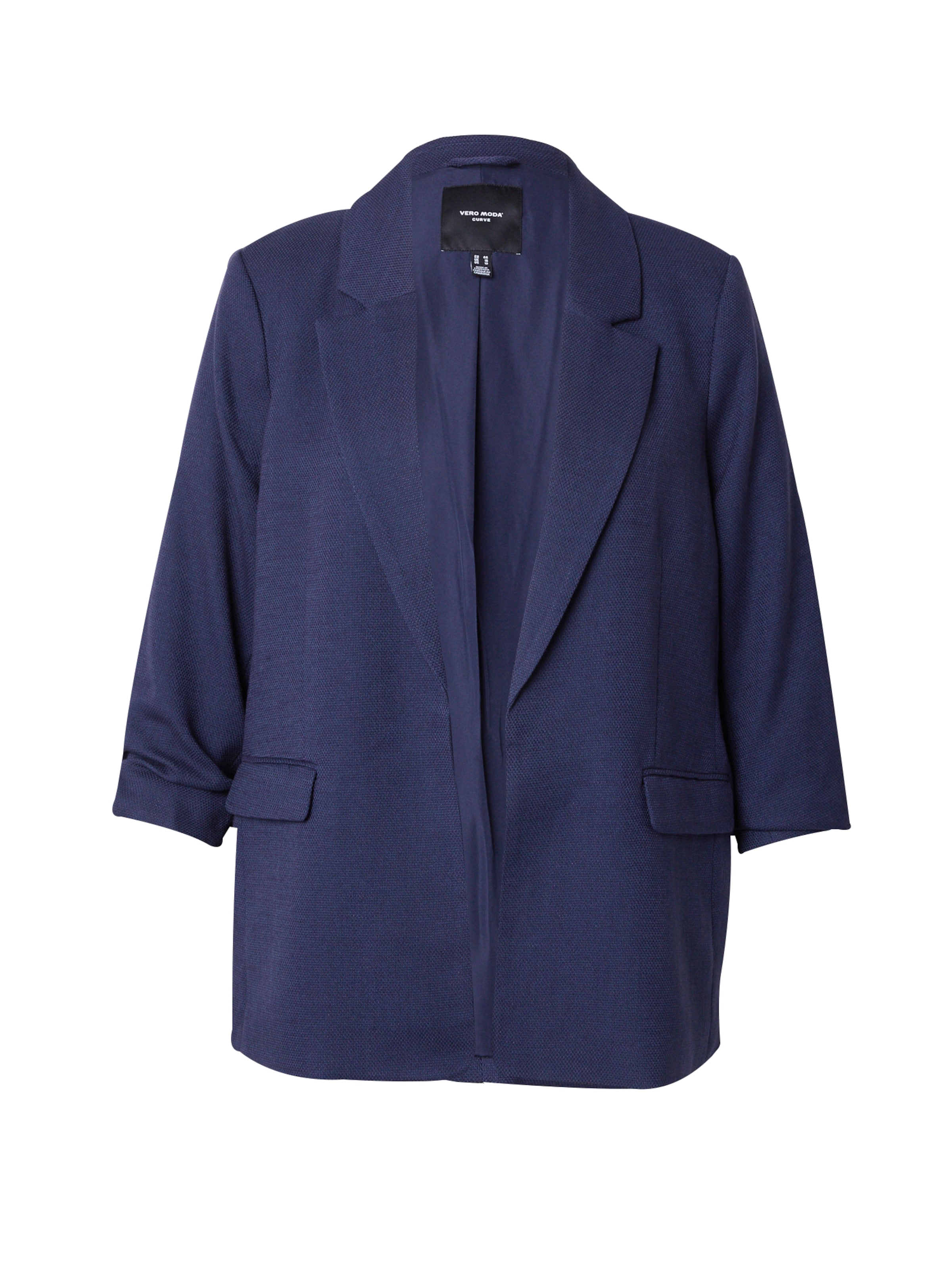 Vero Moda Curve Blazer in Blue: front