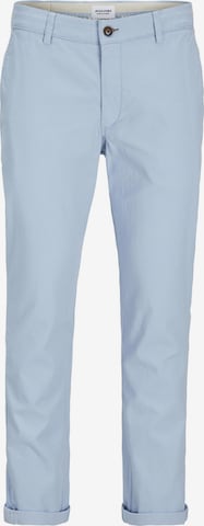 Coupe slim Pantalon chino JACK & JONES en bleu : devant