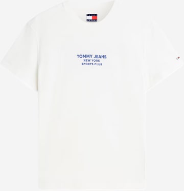 T-Shirt 'SPORTS CLUB' Tommy Jeans en blanc : devant