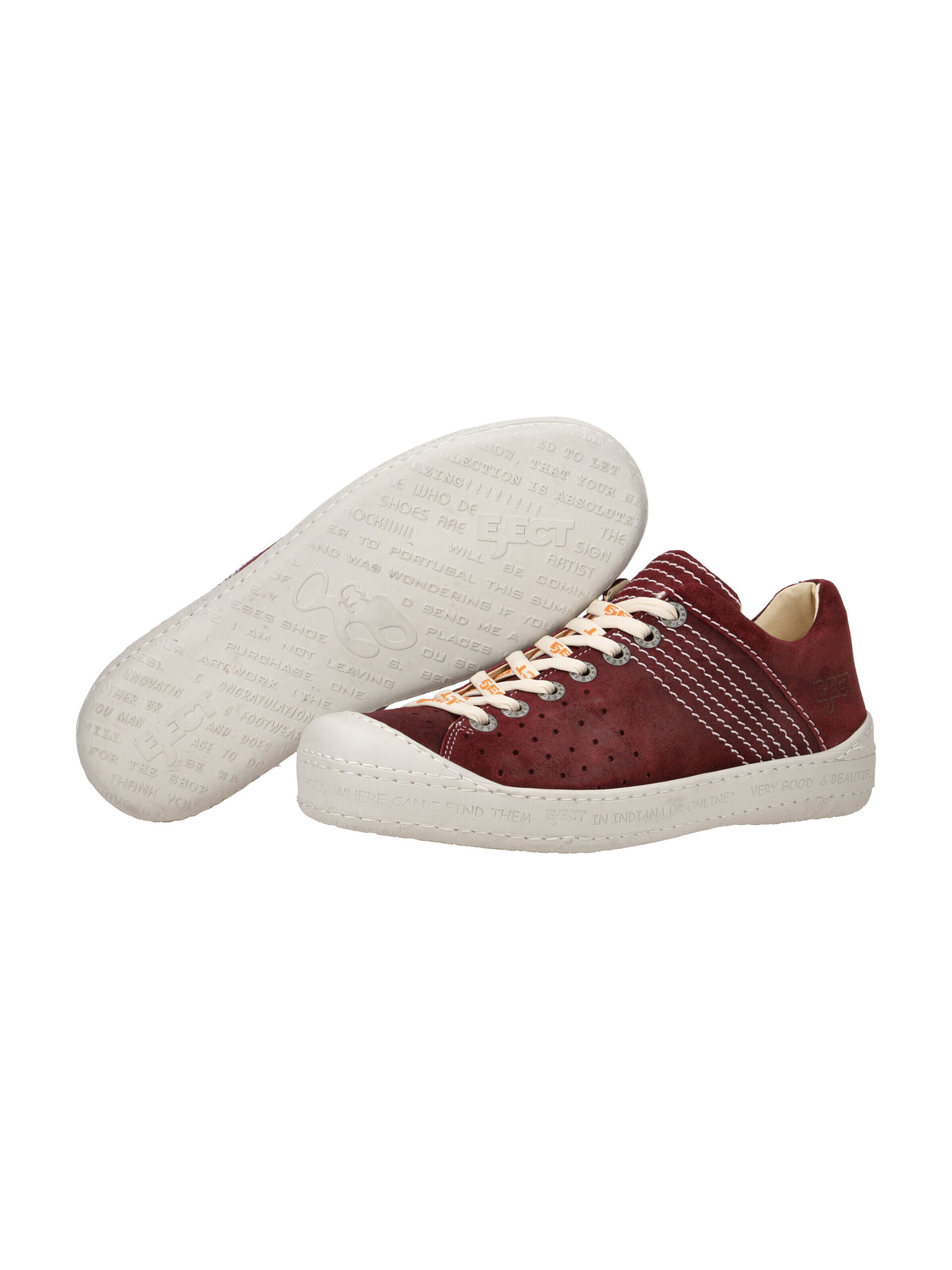 EJECT Lace-Up Shoes in Red